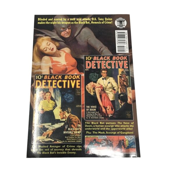 The Black Bat #9 - Black Bat's Invisible Enemy & The Voice of Doom -Classic Pulp - Picture 2 of 2